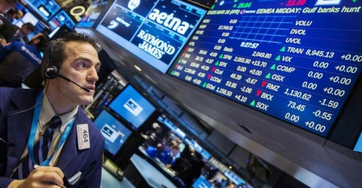 Trio Indeks Saham Wall Street Tumbuh Positif