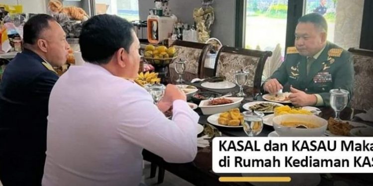 Pimpinan 3 Matra TNI Kumpul di Rumah KSAD usai Pidato Kenegaraan Presiden, Bahas Apa?