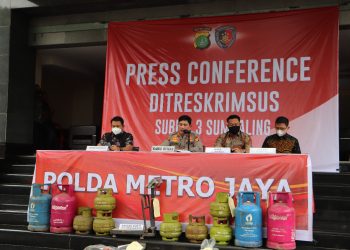 Ditreskrimsus Polda Metro Jaya Ungkap Tindak Pidana Pengalihan dan Penyuntikan Gas Subsidi