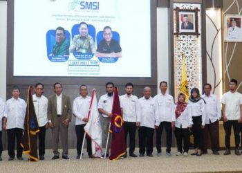 Jajaran Kepengurusan SMSI Provinsi Kalimantan Selatan Periode 2020 – 2025 Resmi Dilantik
