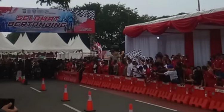 Kapolda Metro Jaya Membuka Langsung Gelaran street race