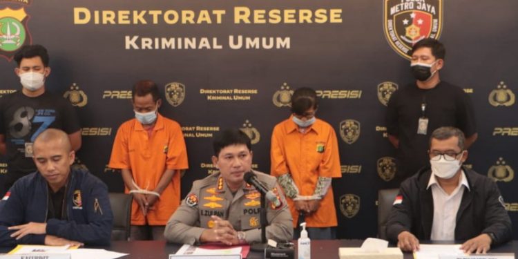 Ditreskrimum Polda Metro Jaya Berhasil Menangkap Para Pelaku Kasus Pencurian dengan Pemberatan Terhadap Selebgram Dara Arafah.