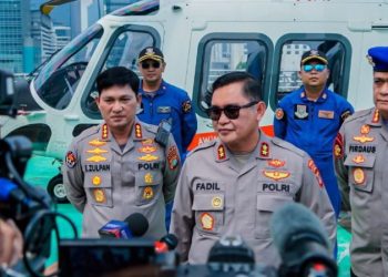Kapolda Metro Jaya, Melaksanakan Patroli Udara Terkait dengan Situasi Kemanaan