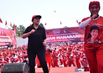 Ketua DPR RI Menghadiri Final Lomba Senam Cinta Tanah Air