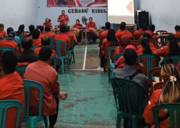 Kader PDIP Kecamatan Sukolilo Melakukan Konsolidasi Bersama Wakil Ketua DPC PDIP Surabaya