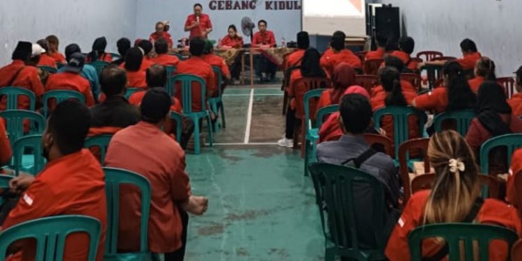 Kader PDIP Kecamatan Sukolilo Melakukan Konsolidasi Bersama Wakil Ketua DPC PDIP Surabaya