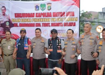 Kapolda Metro Jaya Mengukuhkan Tim Anti Tawuran