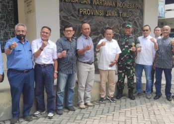 Danrem 084 Baskara Jaya Bernostalgia di PWI Jatim