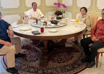 PDI Perjuangan: Megawati Soekarnoputri bertemu Presiden Jokowi 3 Jam di Istana Merdeka