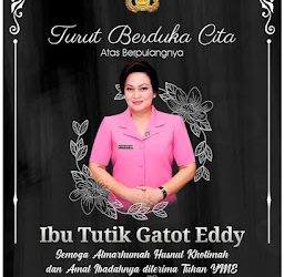 Istri Wakapolri, Tutik Gatot Eddy Meninggal Dunia
