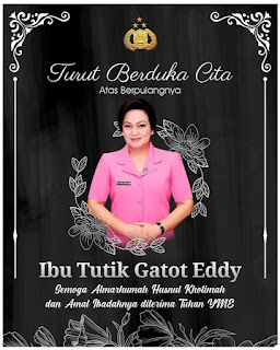 Istri Wakapolri, Tutik Gatot Eddy Meninggal Dunia
