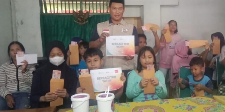 Jelang Idulfitri, Yatim Dan Duafa Terima THR Dari BSI Maslahat-Jufi