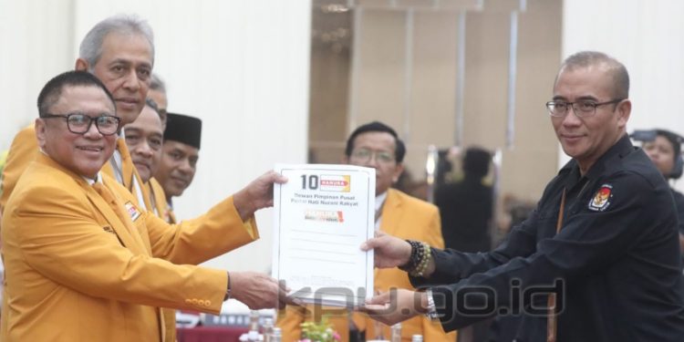 Partai Hati Nurani Rakyat Mengajukan Bakal Calon Anggota DPR RI 2024