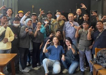 Tim Choky Sitohang Ngobrol Bareng Puluhan Wartawan Kota Depok