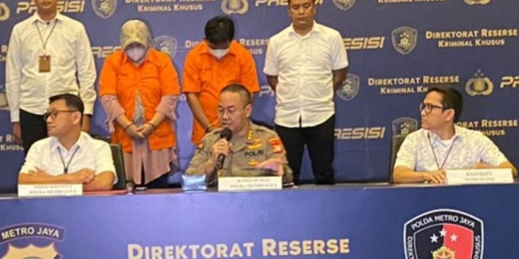 Polda Metro Jaya berhasil Tangkap Pasutri Tesangka TPPO