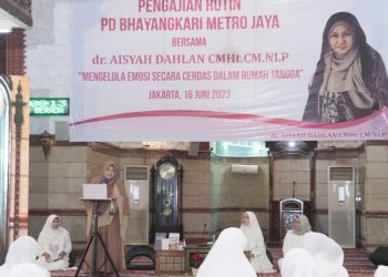 PD Bhayangkari Metro Jaya Gelar Pengajian Rutin Tingkatkan Nilai Rohani dan Mental