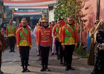 Pelaksanaan HUT RI Ke -78 RW. 08 Jaga Persatuan dan Kesatuan