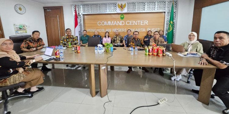 Program Sistem Pemantauan Pengadilan Terintegrasi, Ketua PN Jakpus Hadiri Peluncuran Aplikasi ‘SATU JARI’