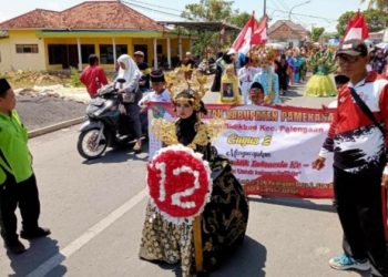Gugus 2 Ikut Memeriahkan Karnaval Kecamatan Palengaan dalam rangka HUT Kemerdekaan RI Ke 78 Sekaligus Juara 1