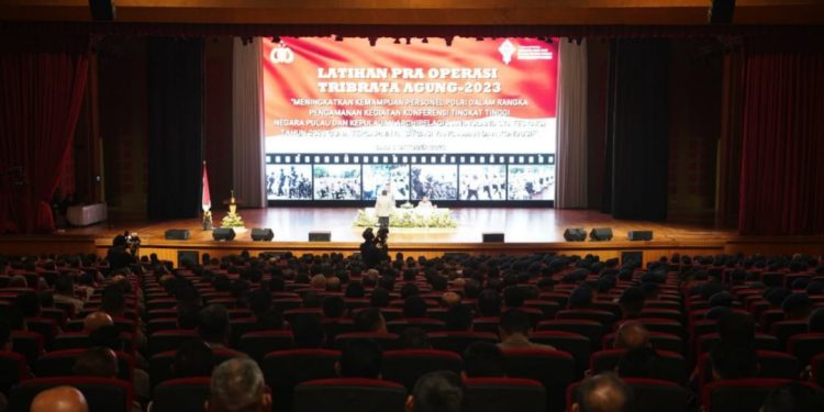 Polri Menggelar Operasi Tribrata Agung 2023, Dalam Kegiatan KTT AIS Di Bali