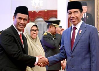 Presiden Joko Widodo, Melantik Andi Amran Sulaiman, Sebagai Menteri Pertanian 