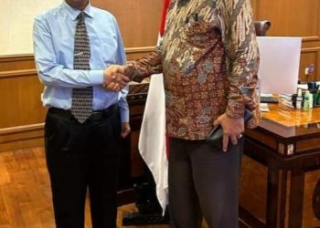 KH. As’ad Said Ali Bersilaturahmi ke Menkopolhukam