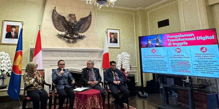 Kunjungan Menteri PANRB Abdullah Azwar Anas Bersama Delegasi Kementerian PANRB ke KBRI Tokyo di Jepang pada Kamis (30/11). (Ket. Foto: Humas Menpan)