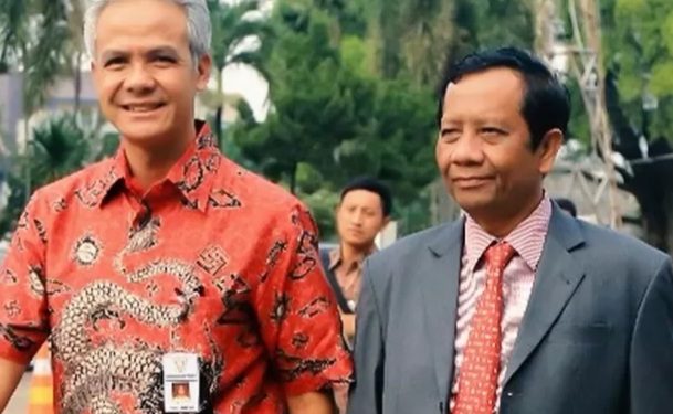 Ganjar Pranowo-Mahfud Md Unggul atas Prabowo Subianto-Gibran Rakabuming