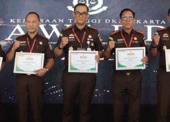 Kejati DKI Jakarta Gelar Rakerda Tahun 2023, Kejari Jakpus Jadi Juara Umum