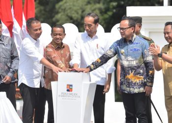 Presiden Jokowi Resmikan Jembatan Otista Bogor