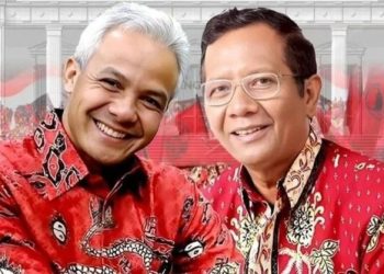 Survei: Elektabilitas Ganjar-Mahfud Ungguli&nbsp;
