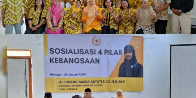 Hj. Endang Maria Astuti, Mengelar Kegiatan Sosialisasi 4 Pilar Kebangsaan