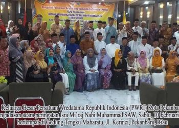 PWRI Kota Pekanbaru Adakan Peringatan Isra Mi’raj