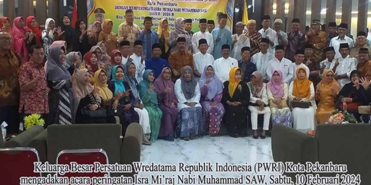 PWRI Kota Pekanbaru Adakan Peringatan Isra Mi’raj