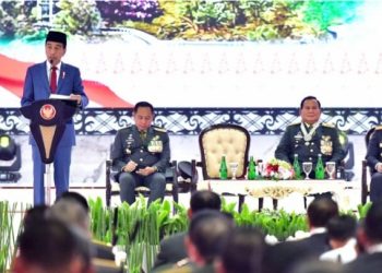 Presiden Joko Widodo Memimpin Rapat Pimpinan TNI-Polri Tahun 2024