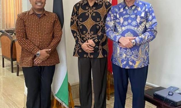 KUNJUNGAN KEHORMATAN KPD DUBES PALESTINA UNTUK INDONESIA.