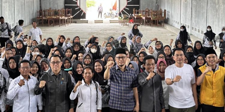 Anggota DPD RI Ahmad Bastia SY, Melakukan Sosialisasi Empat Pilar Kebangsaan di Tanjung Anom, Lampung