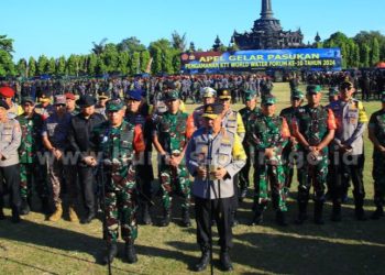 TNI-Polri Menyelenggarakan Apel Gelar Pasukan Operasi Puri Agung 2024 dalam Rangka Pengamanan WWF ke-10 di Bali