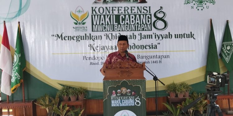 Konferensi MWC NU Banguntapan, Gus Hilmy: NU Harus Menciptakan Ekosistem