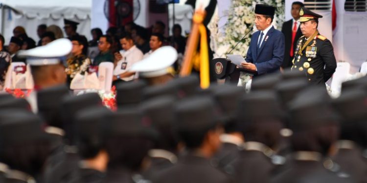 Presiden Jokowi Apresiasi Kinerja Polri Menjaga Stabilitas dan Keamanan