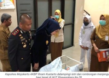Dua Bayi di Mojokerto Lahir Pada HUT Bhayangkara Ke-78