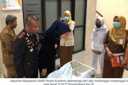 Dua Bayi di Mojokerto Lahir Pada HUT Bhayangkara Ke-78