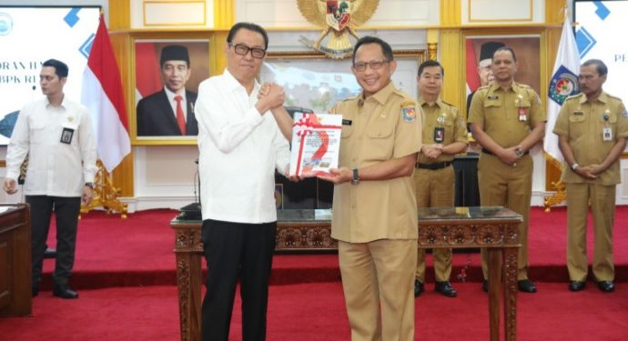 Kemendagri dan BNPP Raih Opini WTP ke-10 Berturut-turut dari BPK RI