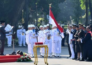 Presiden Jokowi Lantik 906 Perwira Remaja TNI-Polri pada Upacara Praspa 2024