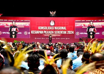Presiden Jokowi Apresiasi Kerja KPU Sukseskan Pemilu 2024
