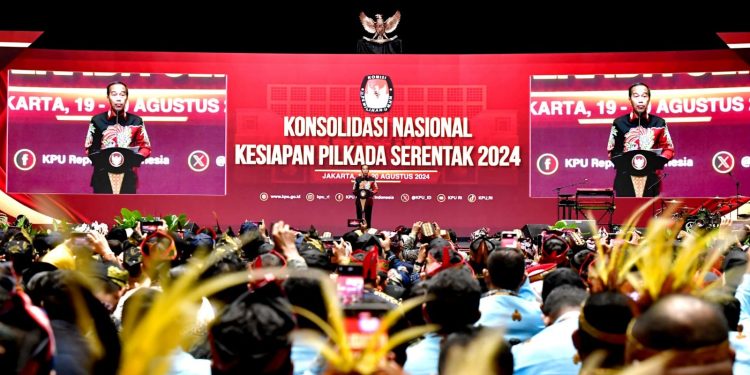 Presiden Jokowi Apresiasi Kerja KPU Sukseskan Pemilu 2024