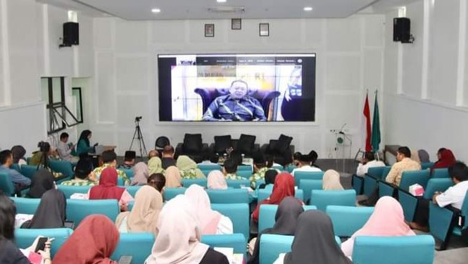 Ketua MPR RI Ingatkan Perlunya Perbaikan Demokrasi Indonesia Saat Sosialisasi Empat Pilar MPR di Universitas Wahid Hasyim Semarang