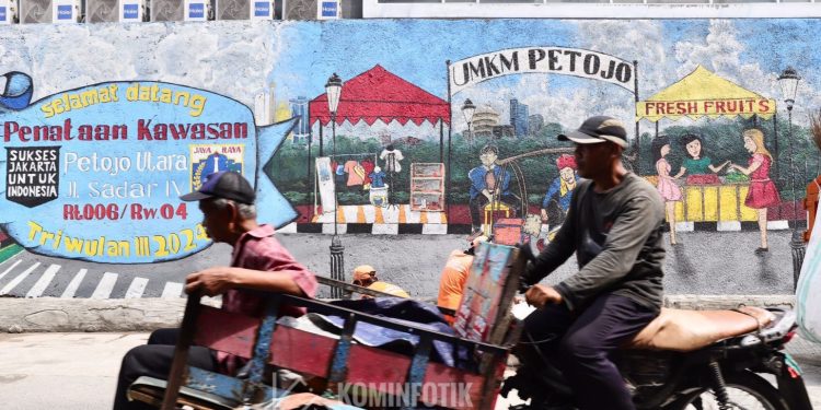 Jalan Sadar Jadi Lokasi Penataan Kawasan Triwulan Ketiga Kelurahan Petojo Utara