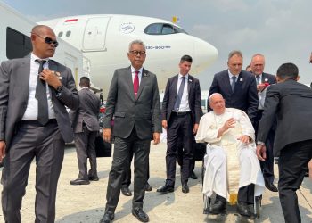 GARUDA INDONESIA LAYANI PENERBANGAN KENEGARAAN PAUS FRANSISKUS MENUJU PAPUA NUGINI