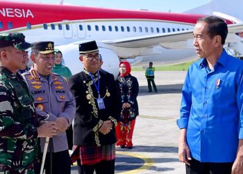 Panglima TNI Dampingi Presiden RI Buka MTQ Ke-XXX Tahun 2024